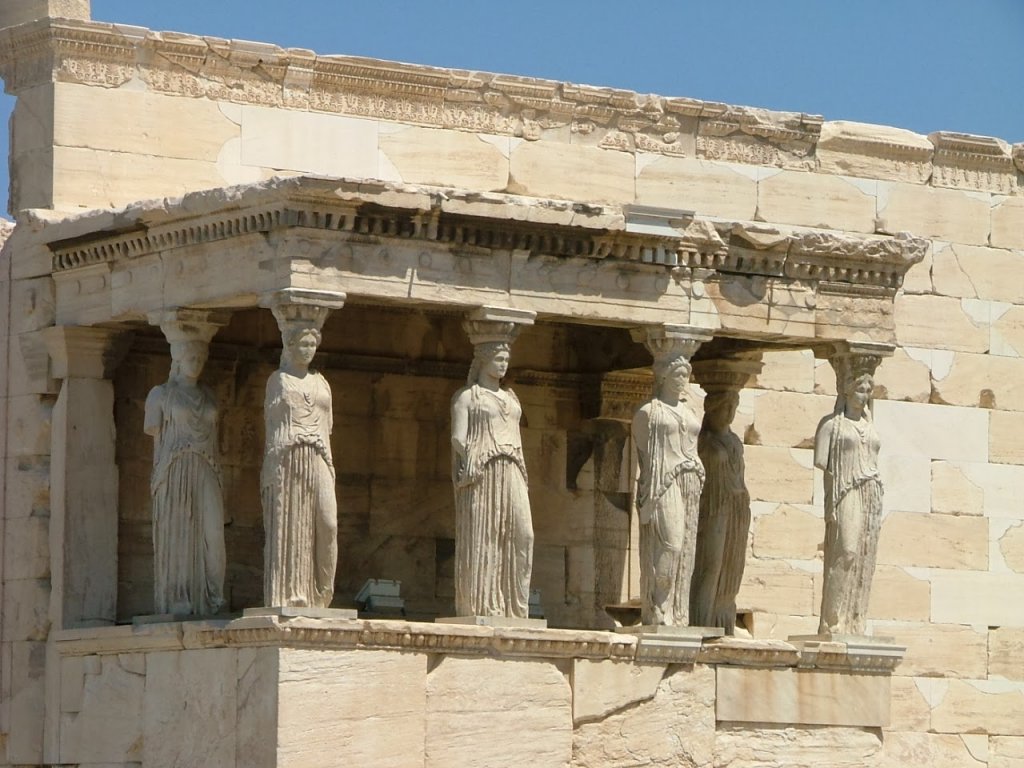 Templo Erecteion em Atenas na Grécia Templo Erecteion em Atenas na Grécia