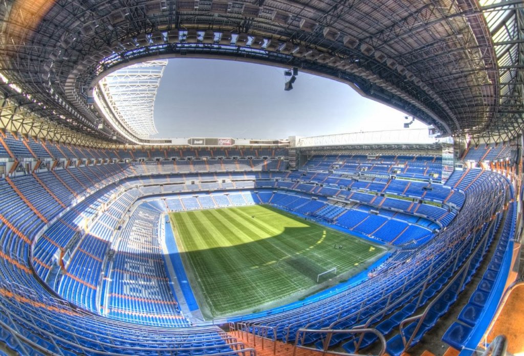 Estádio Santiago Bernabéu em Madri Estádio Santiago Bernabéu em Madri