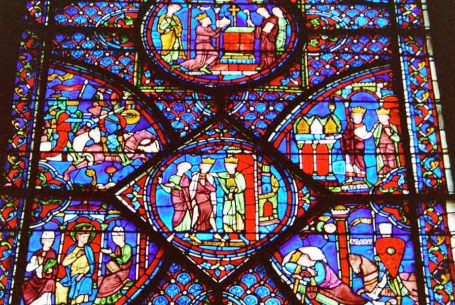 Vitral da Catedral de Notre Dame em Paris Vitral da Catedral de Notre Dame em Paris