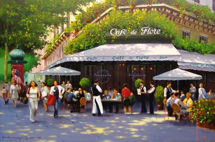 Cafe de Flore em Paris Cafe de Flore em Paris