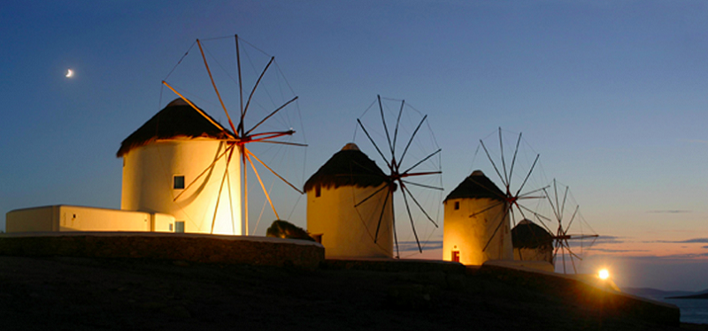 Atração turística da ilha de Mykonos Atração turística da ilha de Mykonos
