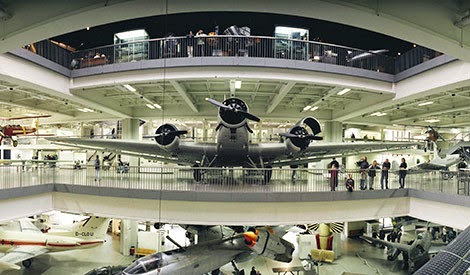 Interior do Deutsches Museum em Munique Interior do Deutsches Museum em Munique