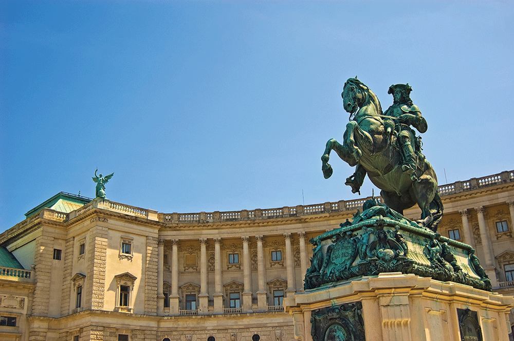 Praça Heldenplatz em Viena Praça Heldenplatz em Viena