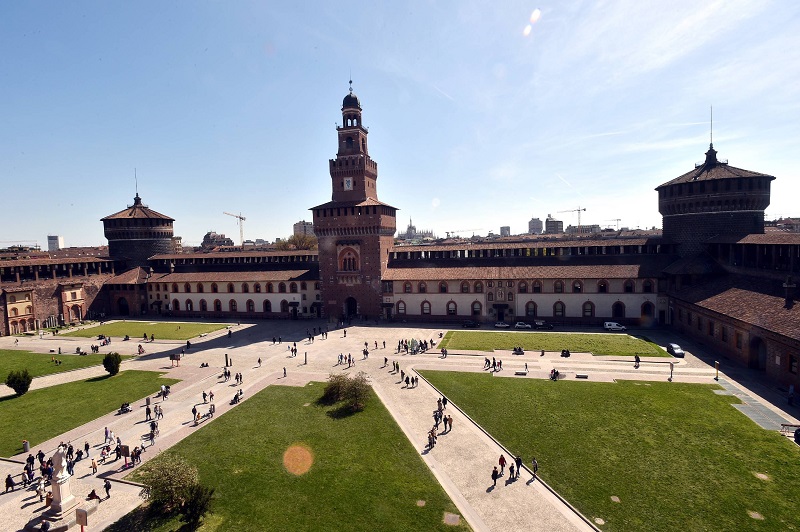 Castelo Sforzesco em Milão Castelo Sforzesco em Milão