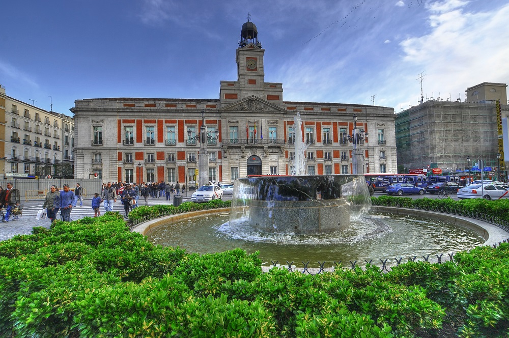 Praça Puerta del Sol de Madri Praça Puerta del Sol de Madri