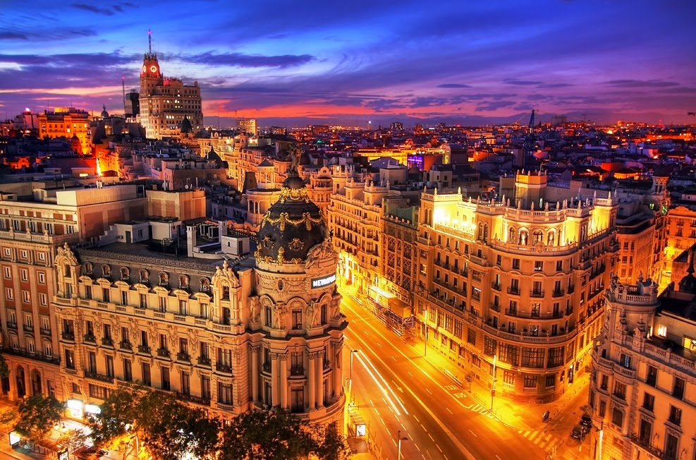 Vista da cidade de Madri Vista da cidade de Madri