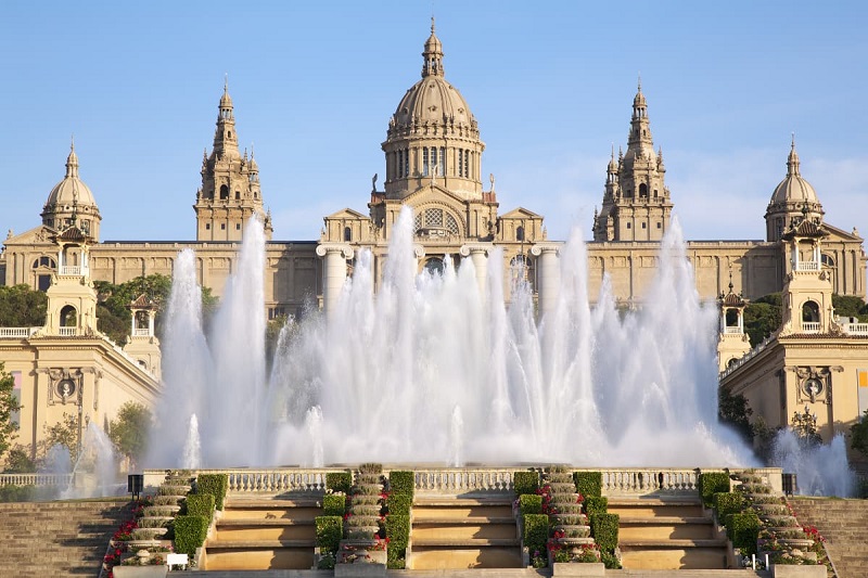 Font Màgica de Montjuïc em Barcelona Font Màgica de Montjuïc em Barcelona
