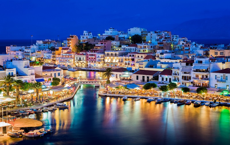 Cidade de Creta na Grécia Cidade de Creta na Grécia