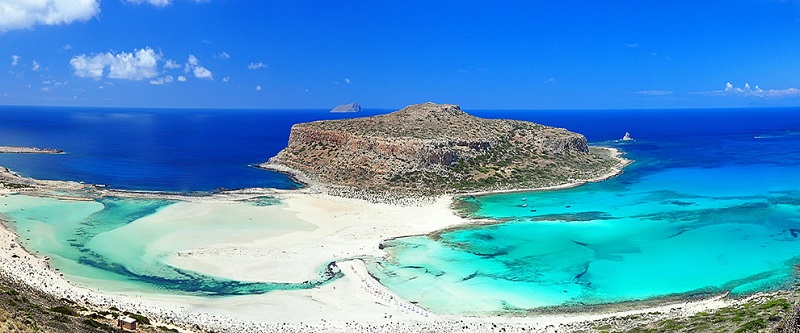 Praia de Balos na ilha de Creta Praia de Balos na ilha de Creta