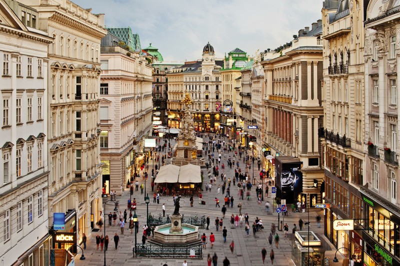 Kartner Strabe em Viena Kartner Strabe em Viena