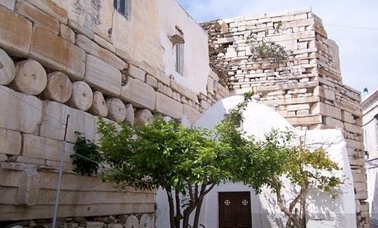 Castelo Frankish na ilha de Paros Castelo Frankish na ilha de Paros