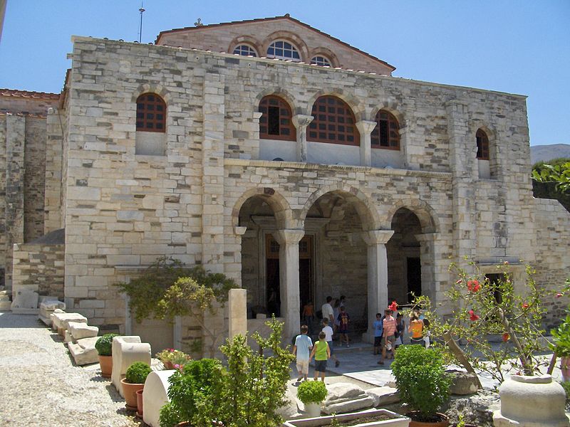 Igreja Panagia Ekatontapiliani na ilha de Paros Igreja Panagia Ekatontapiliani na ilha de Paros