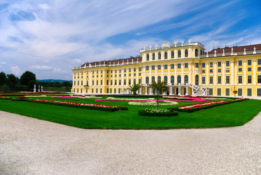 Palácio de Schonbrunn em Viena Palácio de Schonbrunn em Viena