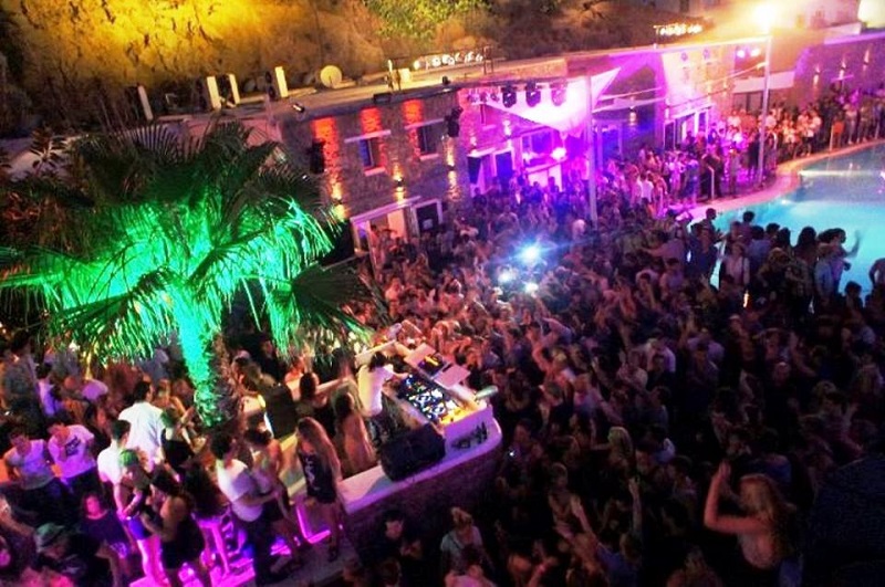 Paradise Club na ilha de Mykonos Paradise Club na ilha de Mykonos