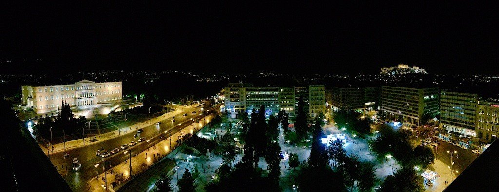 Praça Syntagma em Atenas Praça Syntagma em Atenas