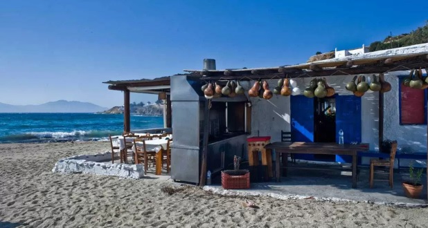 Restaurante Joanna's Nikos na ilha de Mykonos Restaurante Joanna's Nikos na ilha de Mykonos