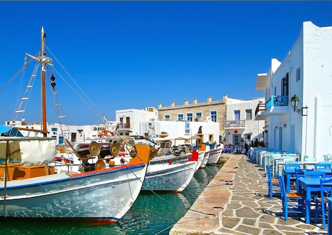 Ilha de Paros na Grécia Ilha de Paros na Grécia