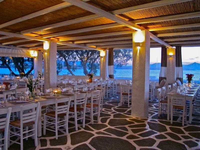 Restaurante Siparos na ilha de Paros Restaurante Siparos na ilha de Paros