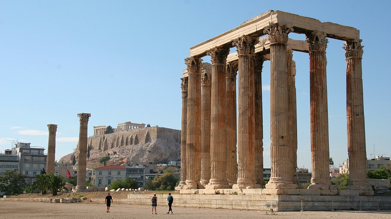 Templo de Zeus Olímpico em Atenas Templo de Zeus Olímpico em Atenas